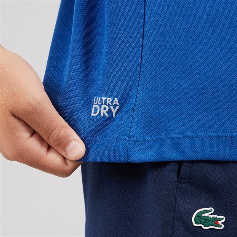 Lacoste Boys Polo Shirt Bleu France - Image 5