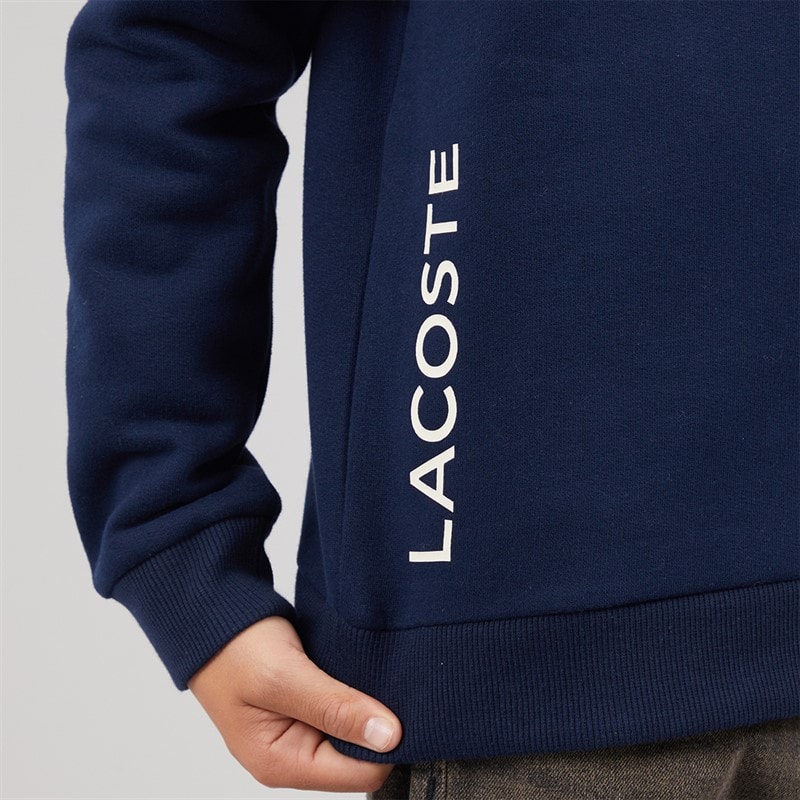 Lacoste Boys Sweatshirt Marine/Olive - Image 3