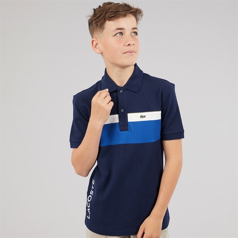 Lacoste Boys Polo Shirt Marine/Olive