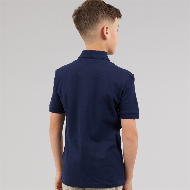 Lacoste Boys Polo Shirt Marine/Olive - Image 2