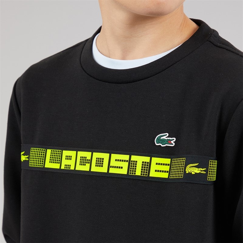 Lacoste Boys Sweatshirt Noir - Image 3