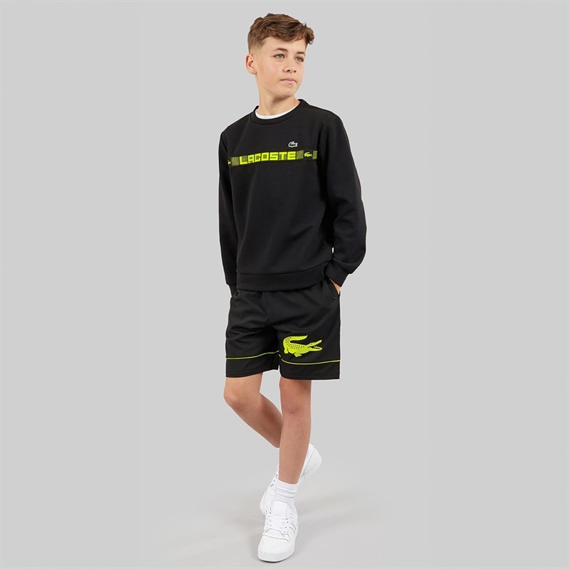 Lacoste Boys Sweatshirt Noir - Image 4