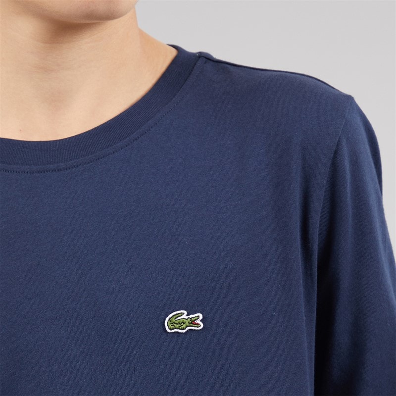 Lacoste Boys Long Sleeve T-Shirt Marine - Image 5
