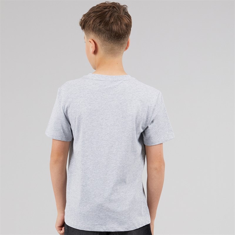 Lacoste Boys T-Shirt Argent Chine - Image 2