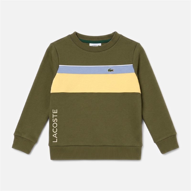 Lacoste Boys Sweatshirt Olive/Farine