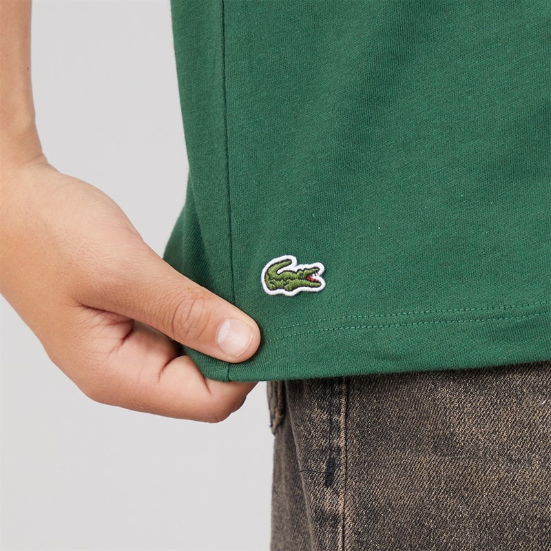 Lacoste Boys T-Shirt Vert - Image 5