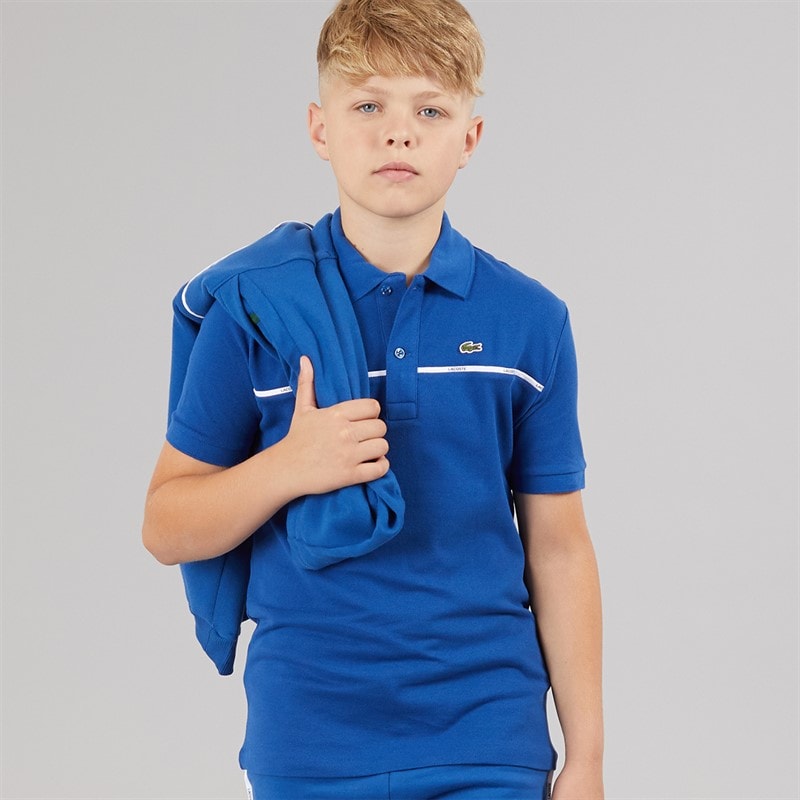 Lacoste Boys Polo Shirt Bleu France
