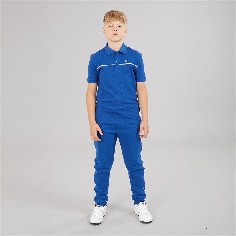 Lacoste Boys Polo Shirt Bleu France - Image 4