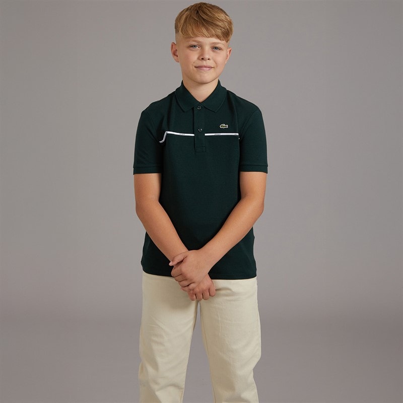 Lacoste Boys Polo Shirt Sinople - Image 3