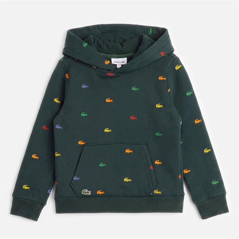Lacoste Boys Hoodie And Joggers Tracksuit Sinople - Image 2