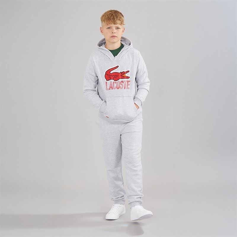 Lacoste Boys Core Joggers Argent Chine Heather - Image 4