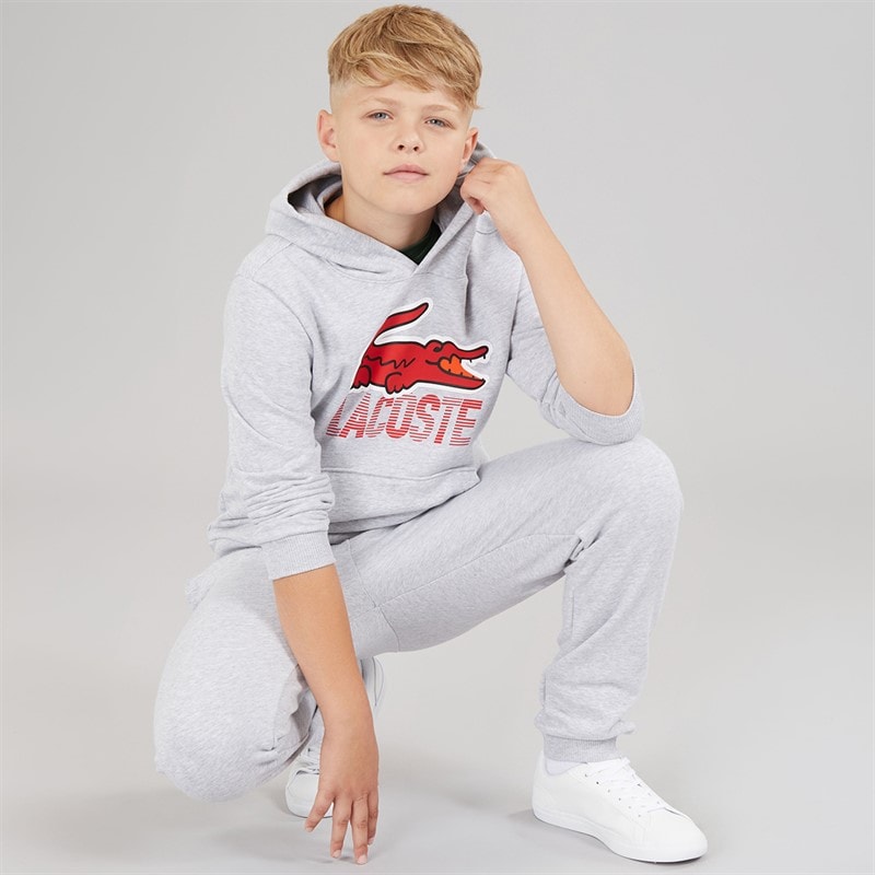 Lacoste Boys Core Joggers Argent Chine Heather - Image 5