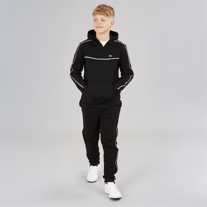 Lacoste Boys Hoodie Noir - Image 4