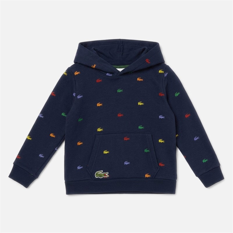 Lacoste Boys Hoodie And Joggers Tracksuit Marine - Image 2