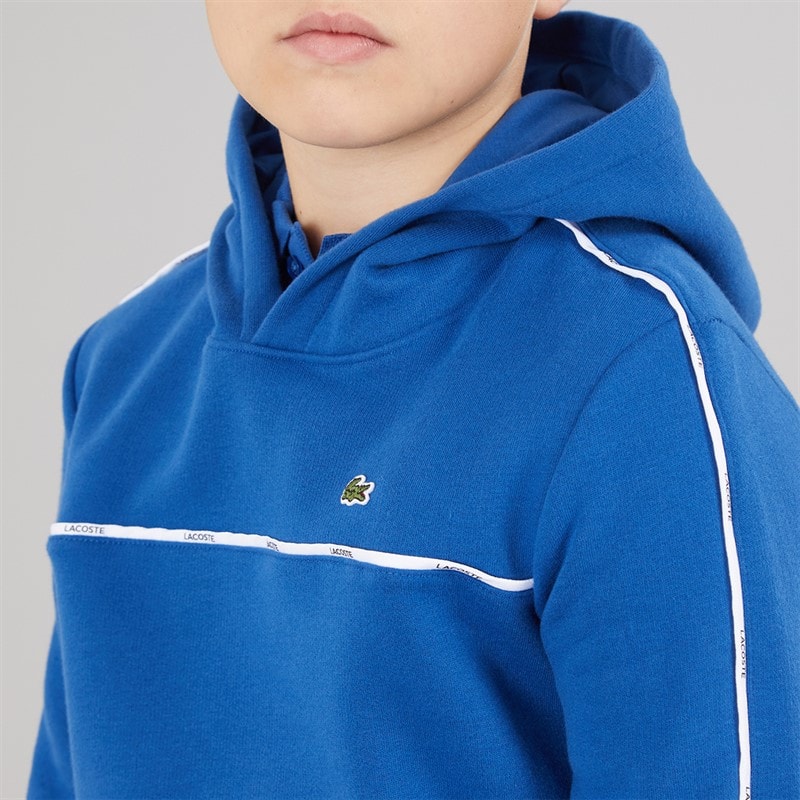 Lacoste Boys Hoodie Bleu France - Image 3