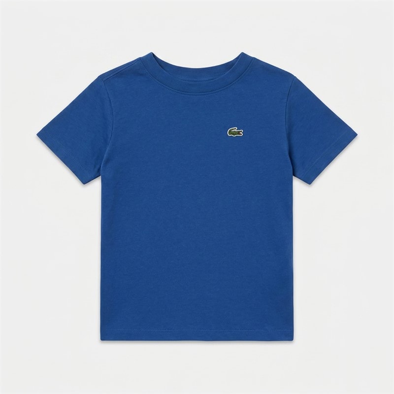 Lacoste Boys Classic Logo T-Shirt Bleu France