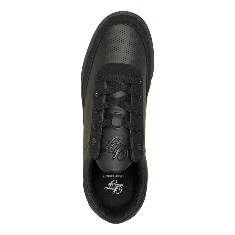 Loyalty And Faith Mens Farhan Trainers Black Mono - Image 4