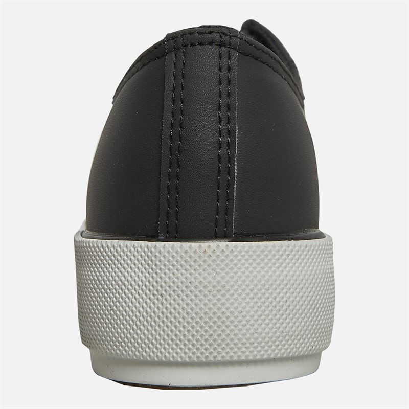 Loyalty And Faith Womens Millie PU Platform Trainers Black/Rose Gold - Image 3