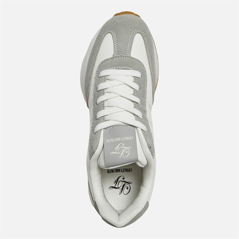 Loyalty And Faith Womens Leanna Trainers Light Grey/Off White - Image 4
