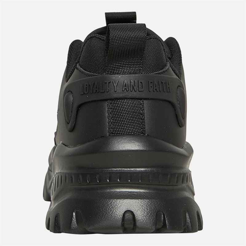 Loyalty And Faith Womens Denise Trainers Black Mono - Image 3