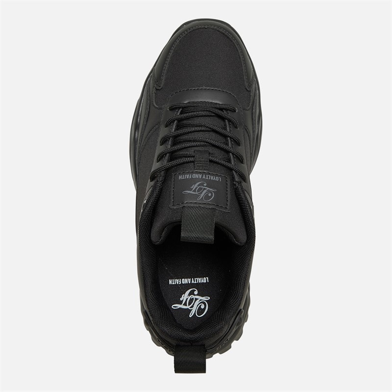 Loyalty And Faith Womens Denise Trainers Black Mono - Image 4