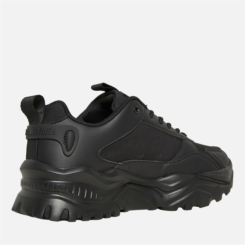 Loyalty And Faith Womens Denise Trainers Black Mono - Image 5