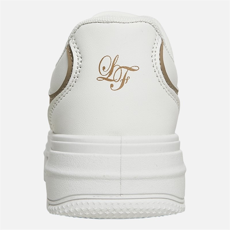 Loyalty And Faith Junior Girls Ashleigh Trainers White/Sand - Image 3