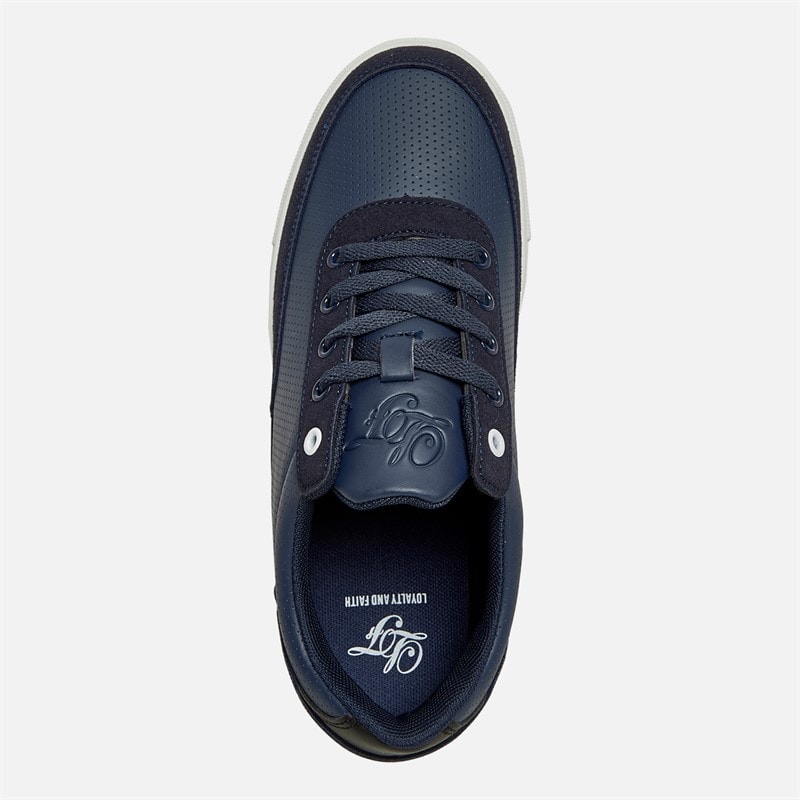 Loyalty And Faith Junior Boys Jarrod Trainers Navy - Image 4