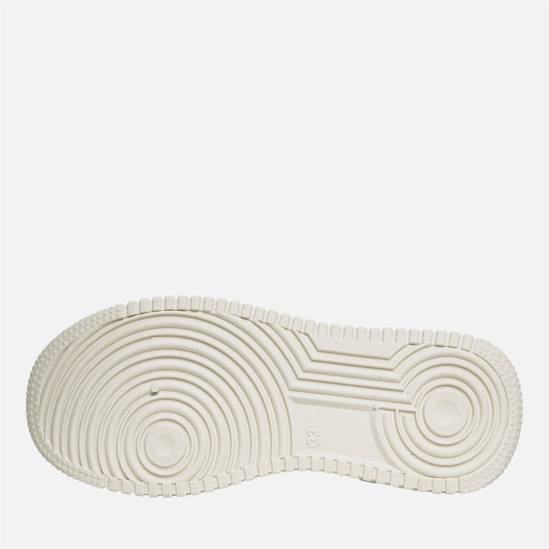 Loyalty And Faith Junior Girls Ashleigh Trainers Off White/Green - Image 2