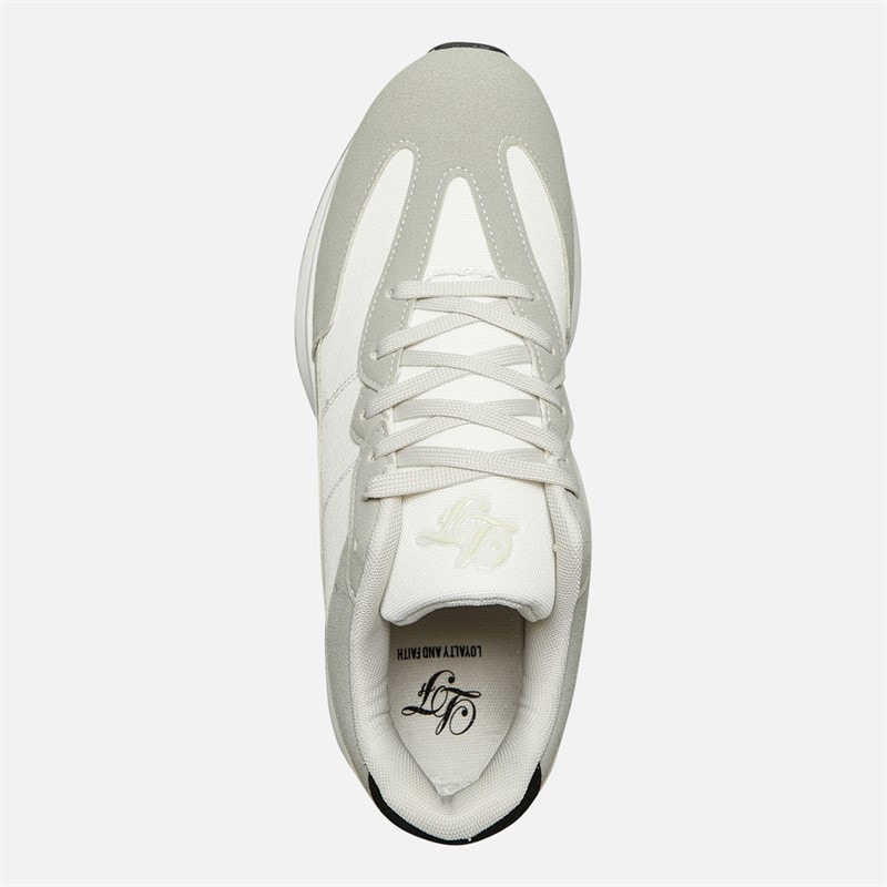 Loyalty And Faith Mens Antonio Trainers White/Grey/Black - Image 4