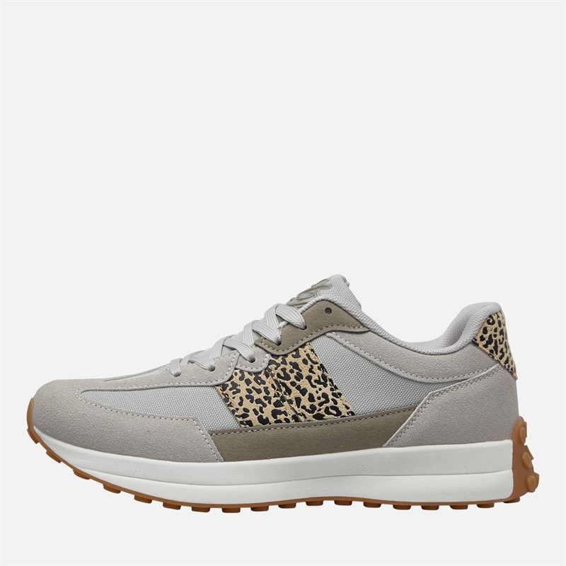 Loyalty And Faith Womens Livia Trainers Grey/Leopard
