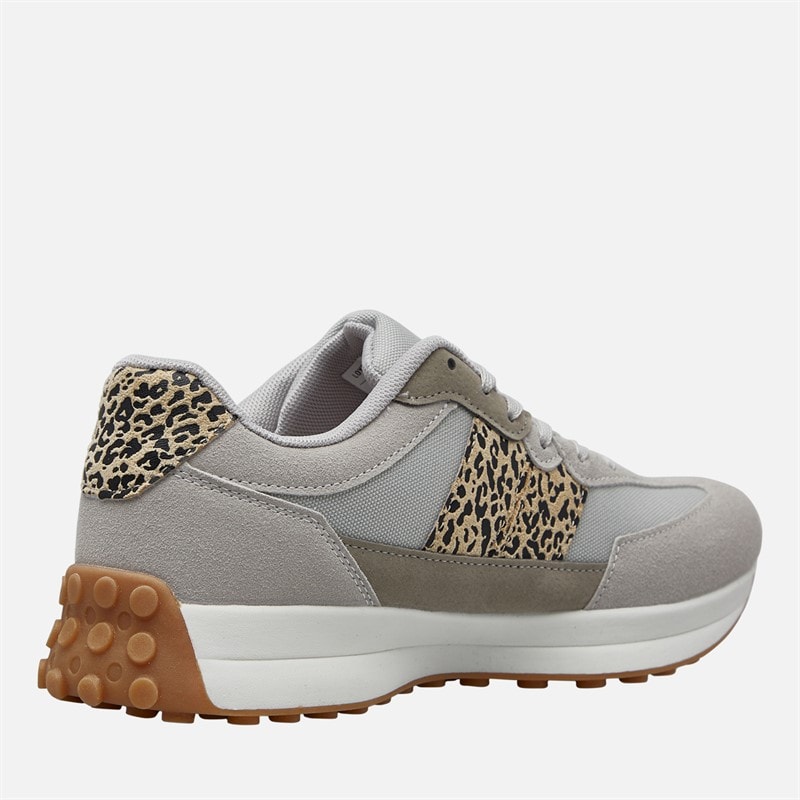 Loyalty And Faith Womens Livia Trainers Grey/Leopard - Image 5