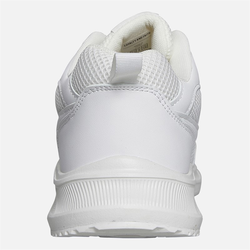 Loyalty And Faith Mens Mclean Trainers White Mono - Image 3