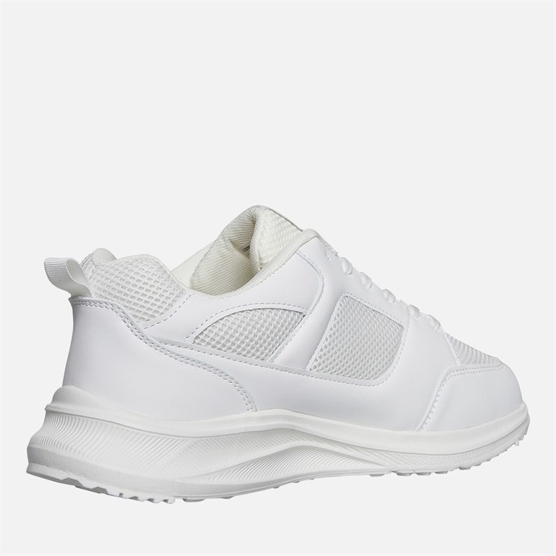 Loyalty And Faith Mens Mclean Trainers White Mono - Image 5