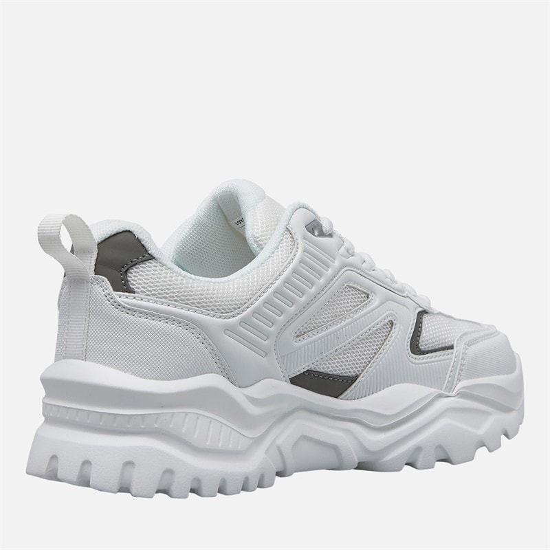Loyalty And Faith Womens Jadewell Trainers White/Silver - Image 5