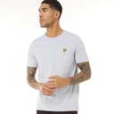 Lyle And Scott Vintage Mens Plain T-Shirt Light Grey Marl