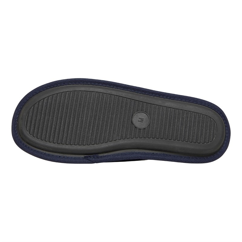 Lyle And Scott Vintage Mens Pippin Mule Slippers Peacoat - Image 3