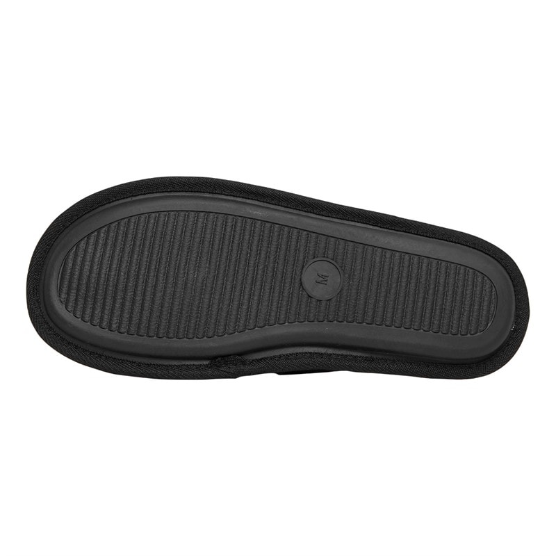 Lyle And Scott Vintage Mens Tarquinn Mule Slippers Black - Image 3