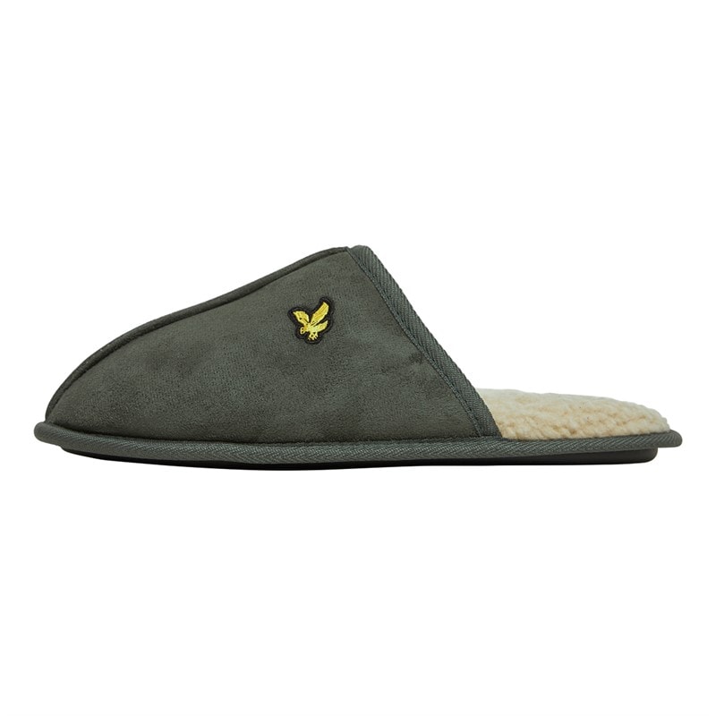 Lyle And Scott Vintage Mens Tarquinn Mule Slippers Climbing Ivy - Image 2
