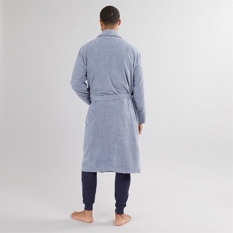 Lyle And Scott Vintage Mens Lucas Dressing Gown Tempest - Image 2