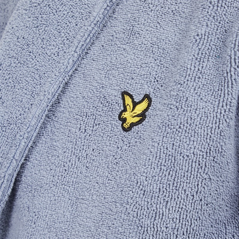 Lyle And Scott Vintage Mens Lucas Dressing Gown Tempest - Image 3