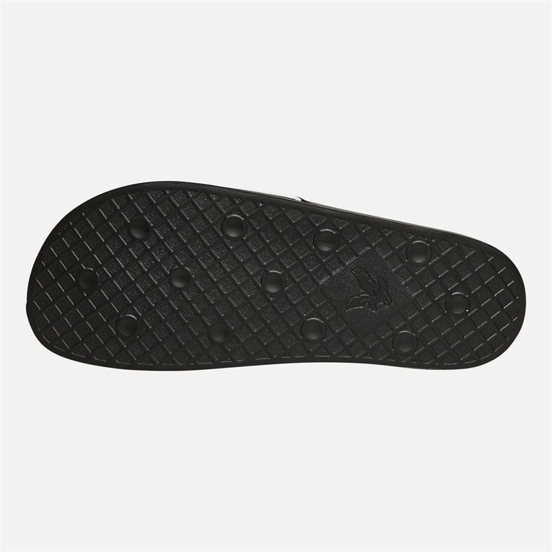 Lyle And Scott Vintage Mens Sanna Sliders X122 Jet Black/White/Yellow - Image 3