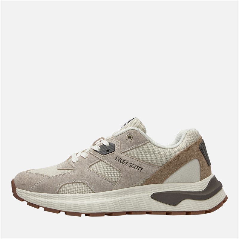 Lyle And Scott Vintage Mens Logan Trainers Beige