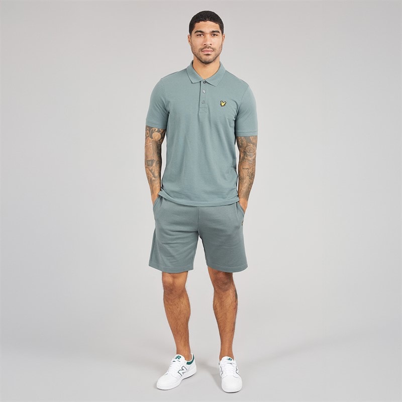 Lyle And Scott Vintage Mens Polo Shirt Green Mercurial - Image 4