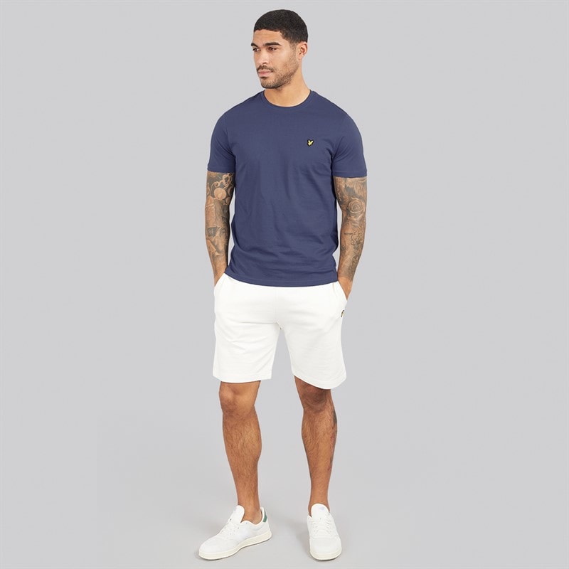 Lyle And Scott Vintage Mens Three Pack Lightweight T-Shirts Chalk/Cool Indigo/Green Mercurial - Image 4