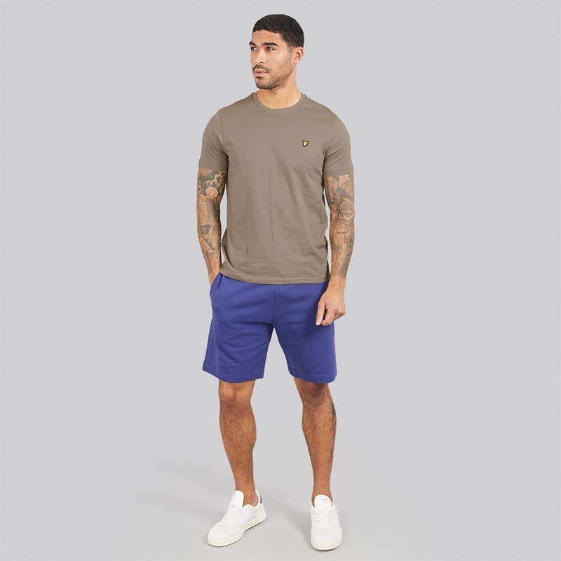 Lyle And Scott Vintage Mens Three Pack Lightweight T-Shirts Charcoal/Sage Uniform/Cool Indigo - Image 4