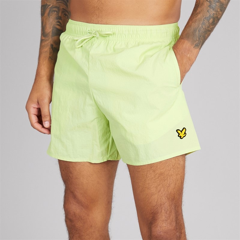 Lyle And Scott Vintage Mens Swim Shorts X671 Goalie Green - Image 1