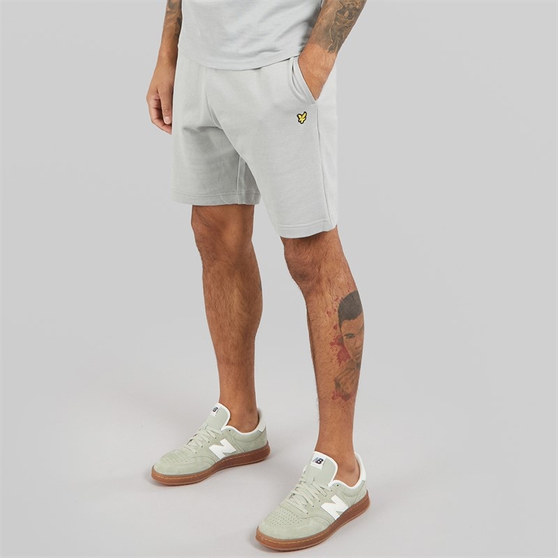 Lyle And Scott Vintage Mens Basic Sweat Shorts Cold Grey