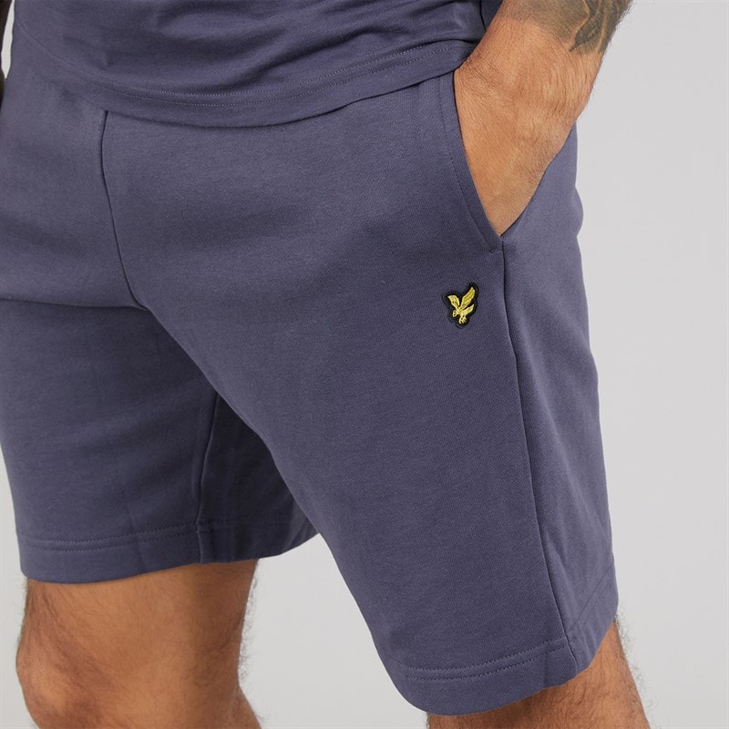 Lyle And Scott Vintage Mens Basic Sweat Shorts Graystone - Image 3