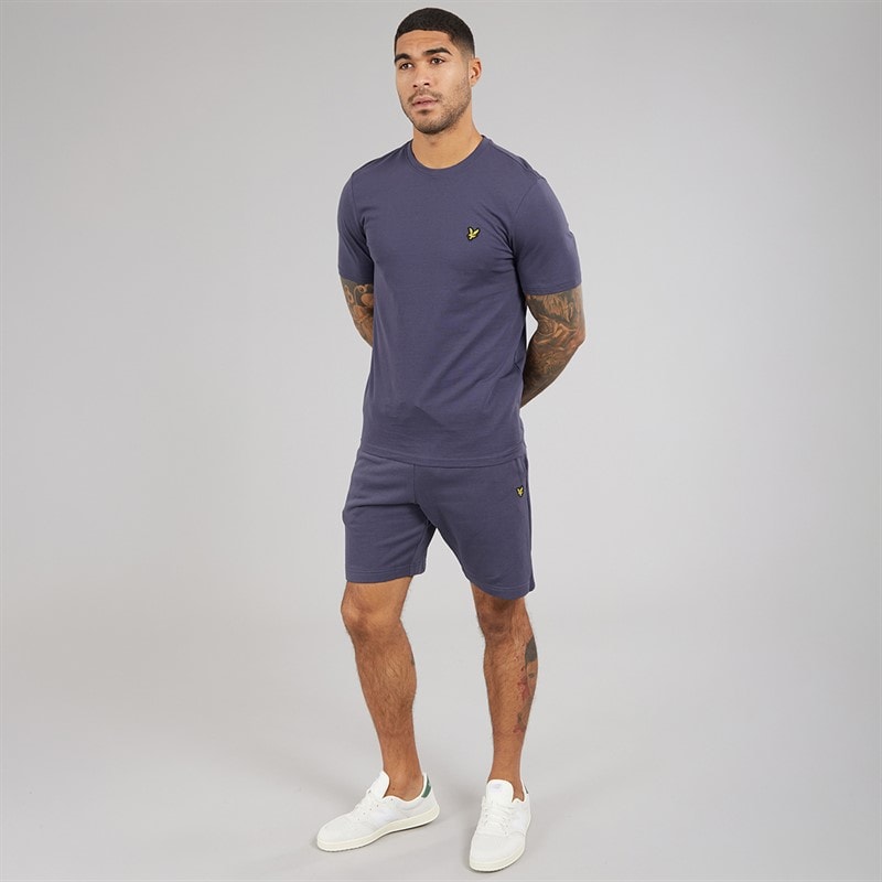 Lyle And Scott Vintage Mens Basic Sweat Shorts Graystone - Image 4